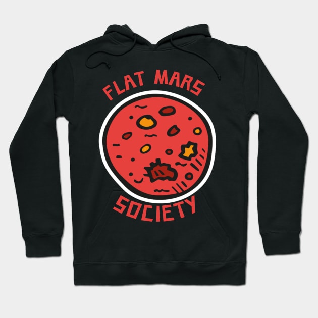 Flat mars society Hoodie by Nazar